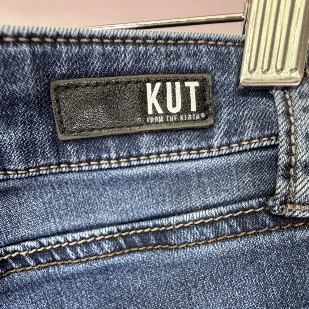 Kut From The Kloth Mia Toothpick Skinny Medium Wash Size 12 Tapered - Picture 5 of 6